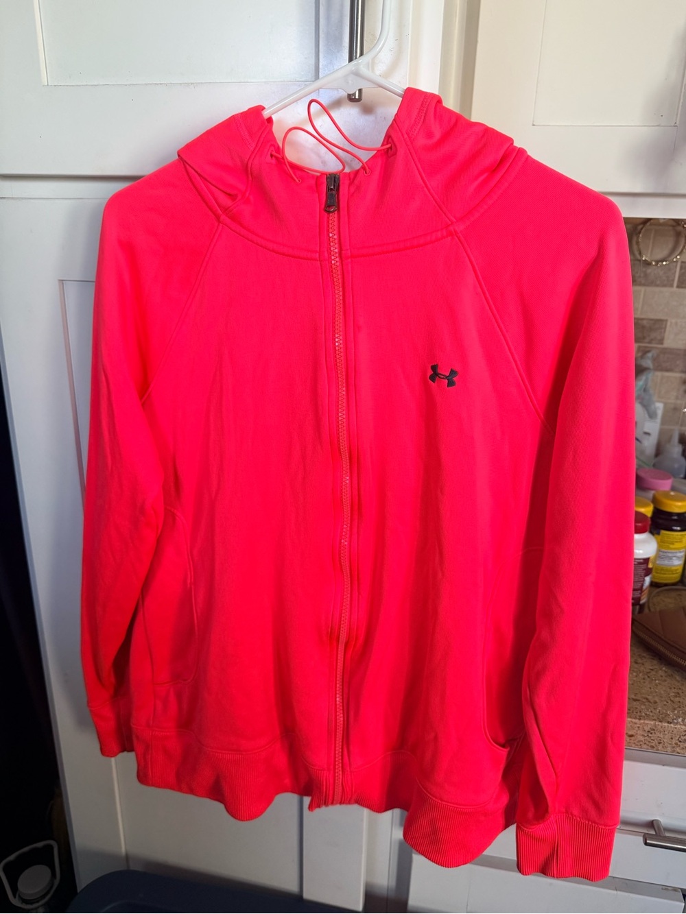 LG Bright Neon Orange Under Armour Hoodie